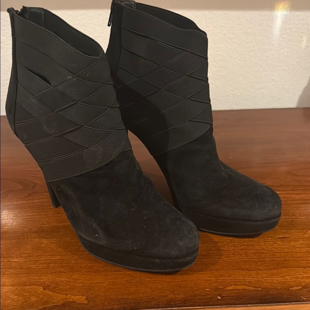 Stuart Weitzman Papoose Suede Bootie